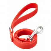 Поводок водонепроницаемый Pet-it с пряжкой и кольцом, размер L, длина 1м, цвет красный для собак